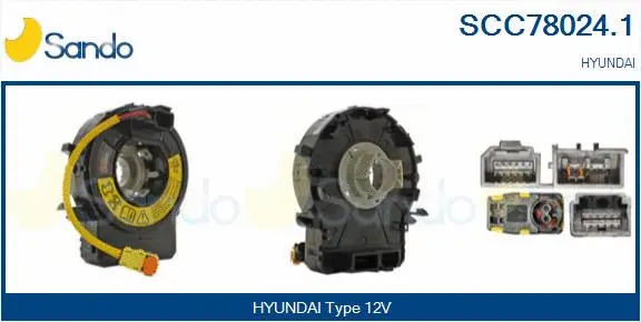 Clockspring, airbag (SCC78024.1)