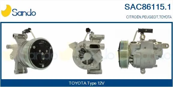Compressor, air conditioning (SAC86115.1)