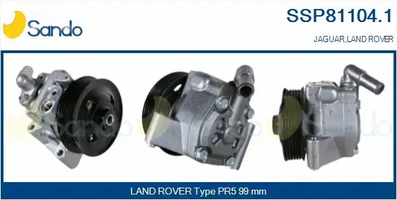 Hydraulic Pump, steering (SSP81104.1)