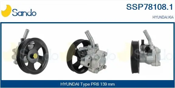 Hydraulic Pump, steering (SSP78108.1)