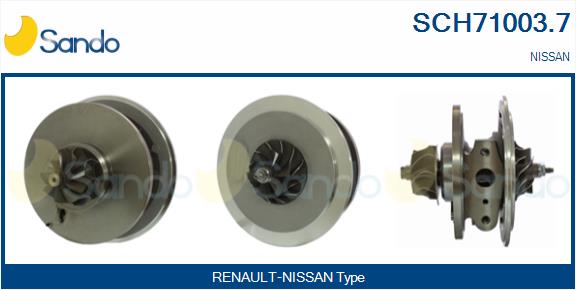 Core assembly, turbocharger (SCH71003.7)