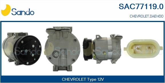 Compressor, air conditioning (SAC77119.0)