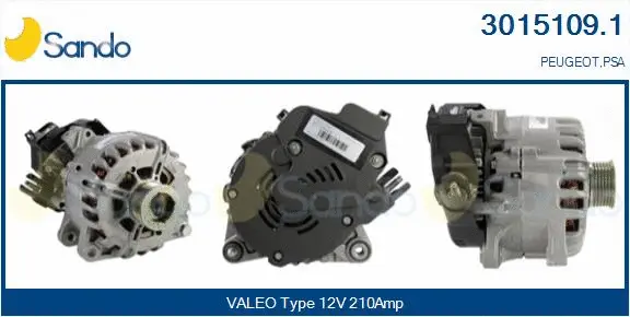 Alternator, starter (3015109.1)