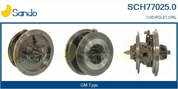 Core assembly, turbocharger (SCH77025.0)