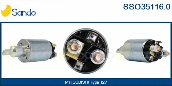 Solenoid Switch, starter (SSO35116.0)