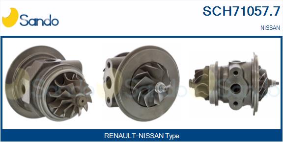 Core assembly, turbocharger (SCH71057.7)