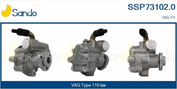 Hydraulic Pump, steering (SSP73102.0)