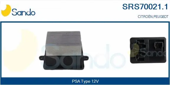 Resistor, interior blower (SRS70021.1)