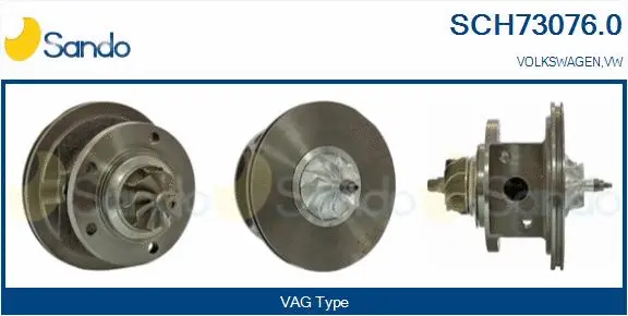 Core assembly, turbocharger (SCH73076.0)