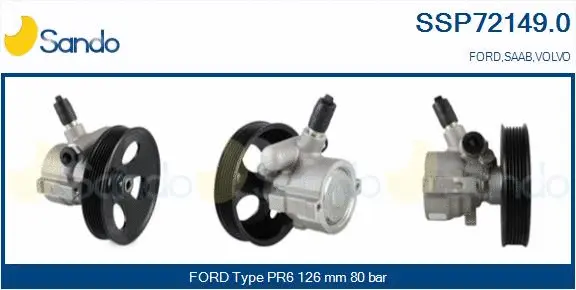 Hydraulic Pump, steering (SSP72149.0)