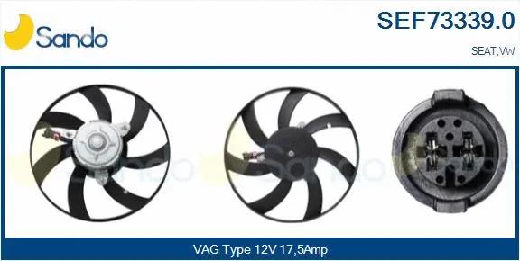 Fan, engine cooling (SEF73339.0)