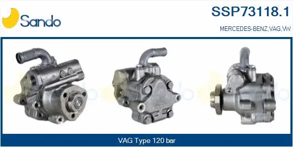 Hydraulic Pump, steering (SSP73118.1)