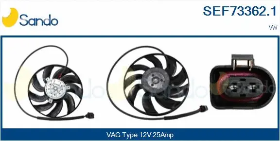 Fan, engine cooling (SEF73362.1)