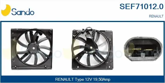 Electric Motor, radiator fan (SEF71012.0)