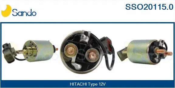 Solenoid Switch, starter (SSO20115.0)