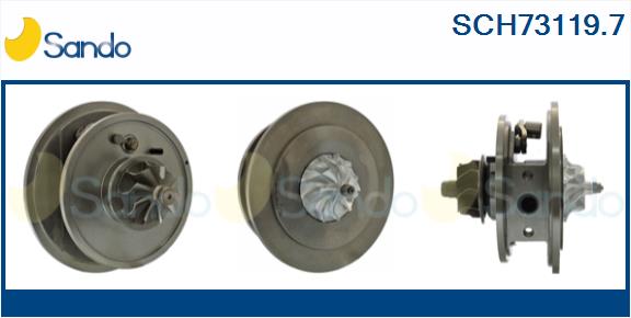 Core assembly, turbocharger (SCH73119.7)