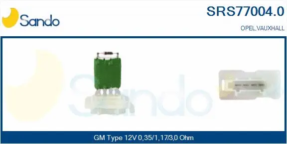 Resistor, interior blower (SRS77004.0)