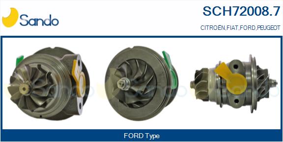 Core assembly, turbocharger (SCH72008.7)