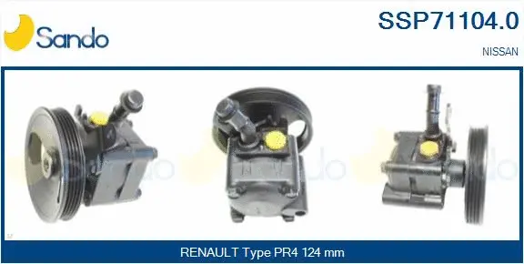 Hydraulic Pump, steering (SSP71104.0)