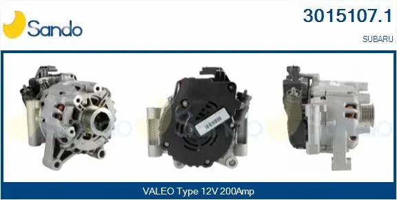 Alternator, starter (3015107.1)