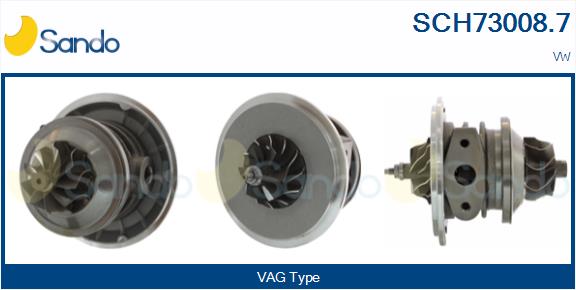 Core assembly, turbocharger (SCH73008.7)
