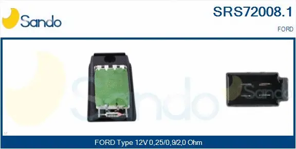 Resistor, interior blower (SRS72008.1)