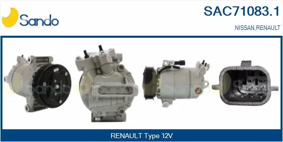 Compressor, air conditioning (SAC71083.1)