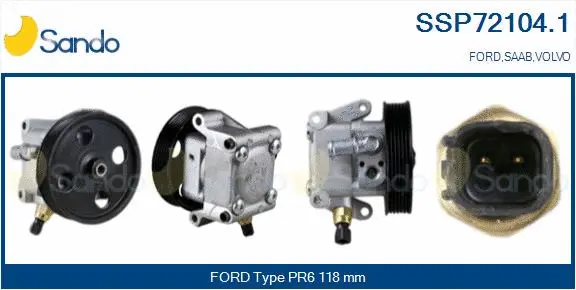 Hydraulic Pump, steering (SSP72104.1)