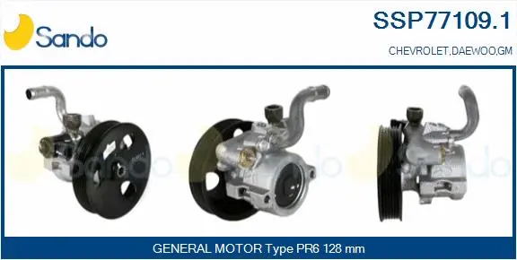 Hydraulic Pump, steering (SSP77109.1)