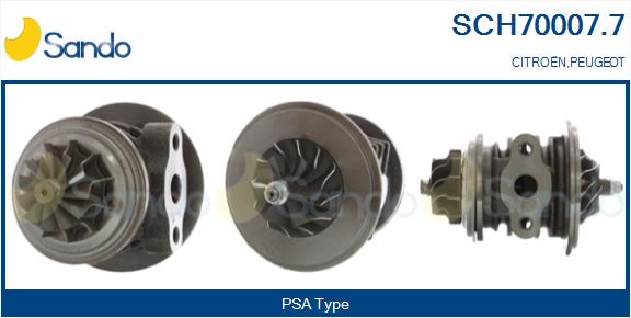 Core assembly, turbocharger (SCH70007.7)