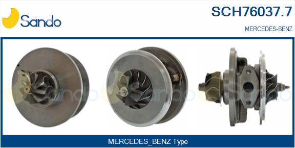 Core assembly, turbocharger (SCH76037.7)