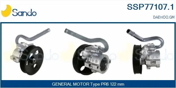 Hydraulic Pump, steering (SSP77107.1)