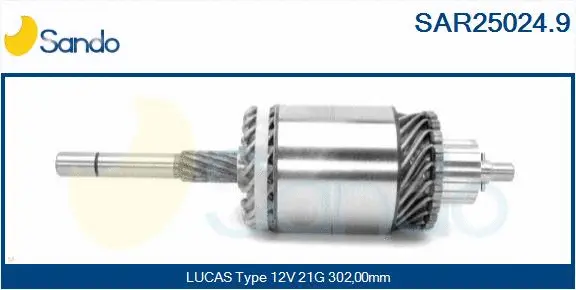 Armature, starter (SAR25024.9)