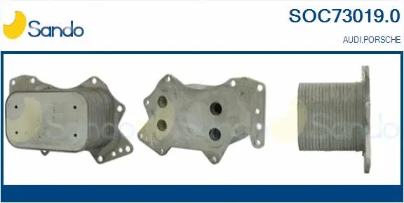 Oil Cooler, engine oil (SOC73019.0)