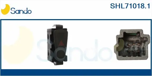 Hazard Warning Light Switch (SHL71018.1)