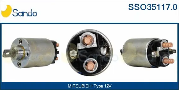 Solenoid Switch, starter (SSO35117.0)