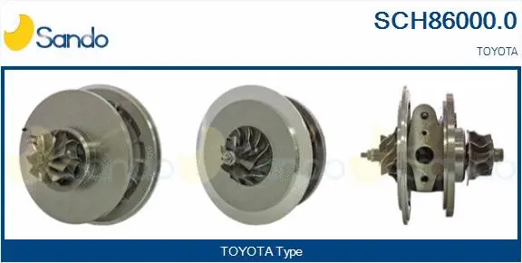 Core assembly, turbocharger (SCH86000.0)