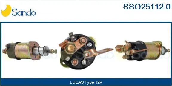 Solenoid Switch, starter (SSO25112.0)