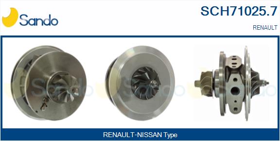 Core assembly, turbocharger (SCH71025.7)