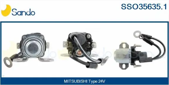 Solenoid Switch, starter (SSO35635.1)