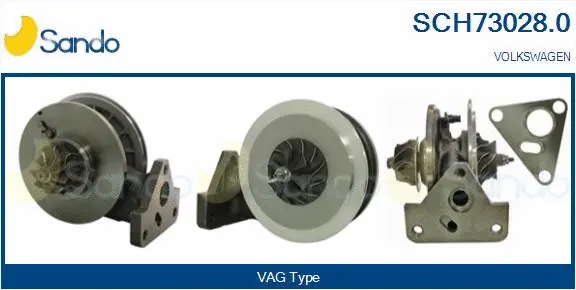 Core assembly, turbocharger (SCH73028.0)