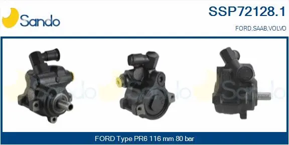 Hydraulic Pump, steering (SSP72128.1)