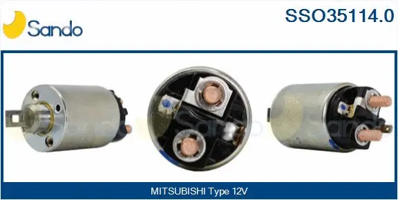 Solenoid Switch, starter (SSO35114.0)
