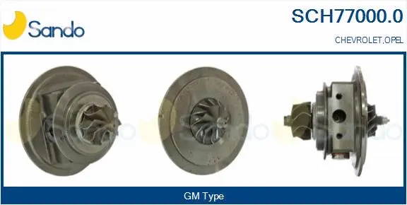 Core assembly, turbocharger (SCH77000.0)