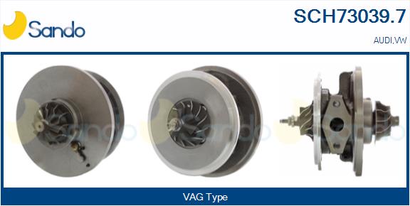 Core assembly, turbocharger (SCH73039.7)