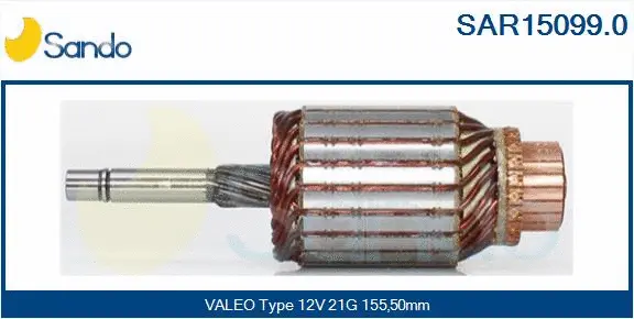 Armature, starter (SAR15099.0)