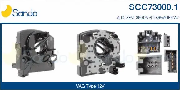 Clockspring, airbag (SCC73000.1)