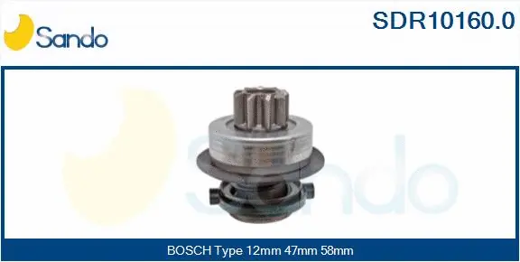 Pinion, starter (SDR10160.0)