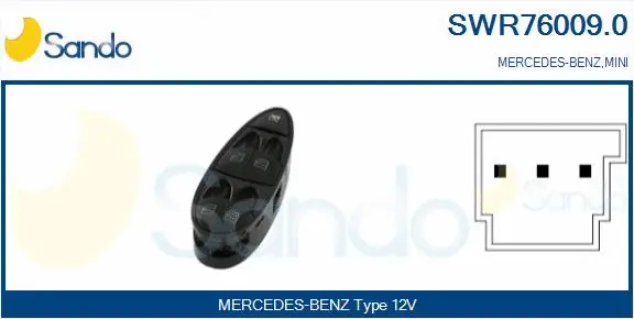 Switch, window regulator (SWR76009.0)