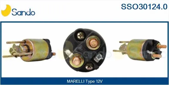 Solenoid Switch, starter (SSO30124.0)